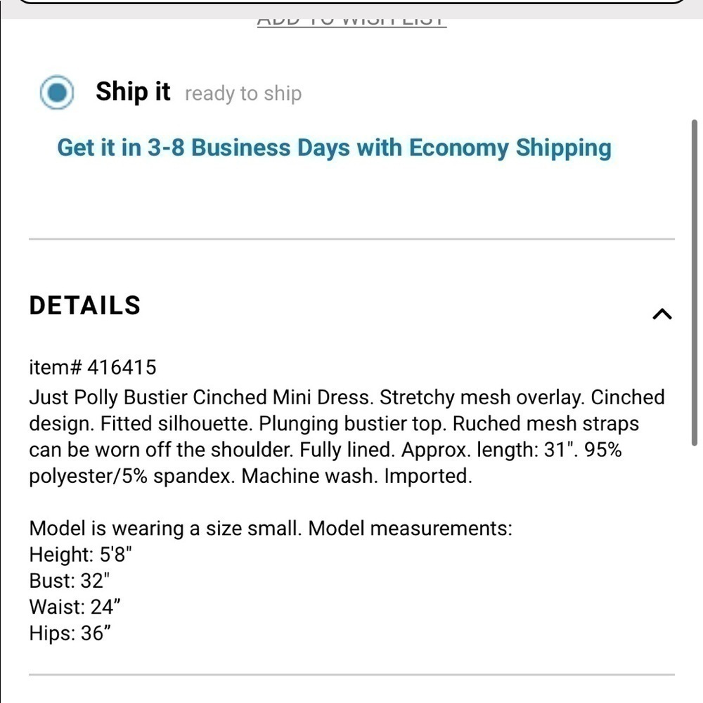 𝅺nwt Bustier cinched mini dress - Picture 5 of 5